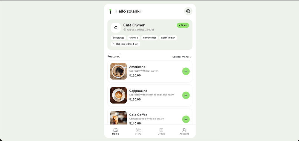 Insta-Cafe case study cover
